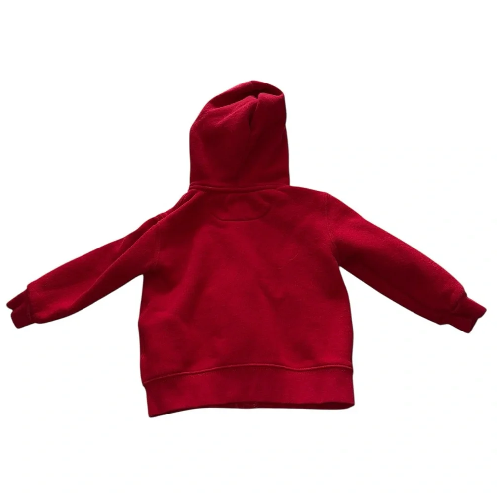 Ralph Lauren Kids Bright Red Zip-Up Hoodie Size 18 Month Baby